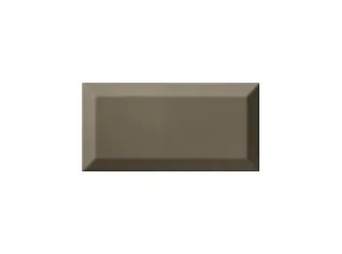 Bisel Dark Grey Brillo 10x20 - ciemno szara płytka ścienna w stylu metro