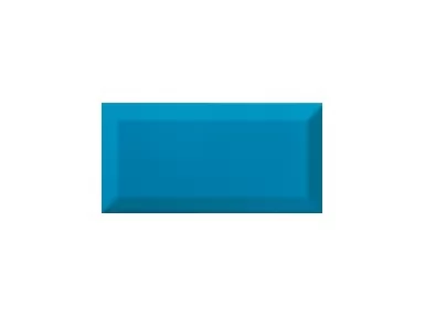 Bisel Teal Brillo 10x20 - niebieska płytka ścienna w stylu metro