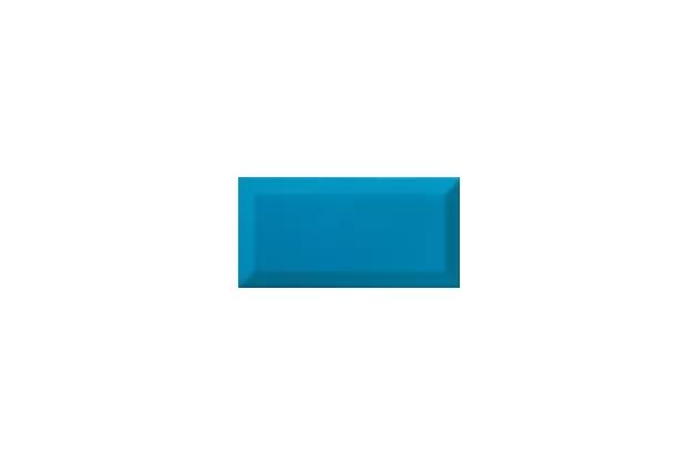 Bisel Teal Brillo 10x20 - niebieska płytka ścienna w stylu metro