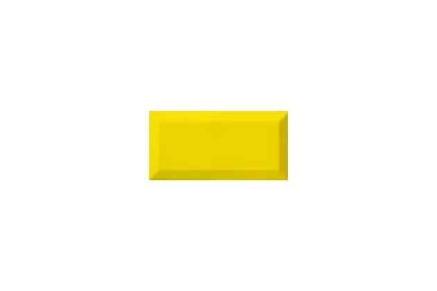 Bisel Limon Brillo 10x20 - żółta płytka ścienna w stylu metro