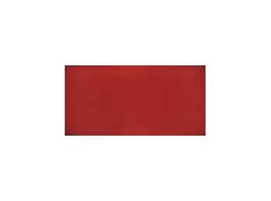 Bisel Rojo-f Brillo 10x20 - czerwona płytka ścienna w stylu metro