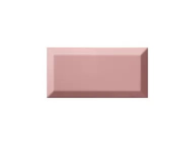 Bisel Rosa-f Brillo 10x20 - różowa płytka ścienna w stylu metro