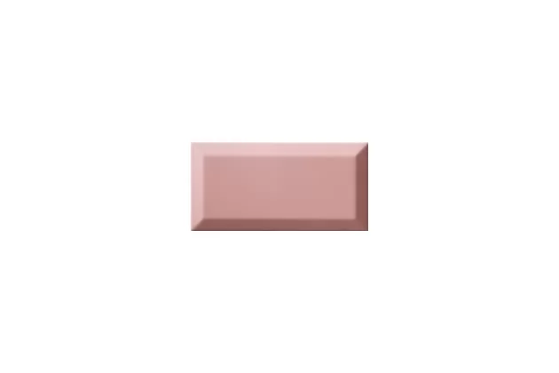 Bisel Rosa-f Brillo 10x20 - różowa płytka ścienna w stylu metro