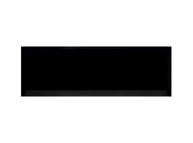 Bisel Negro Mate 10x30 - czarna płytka ścienna w stylu metro