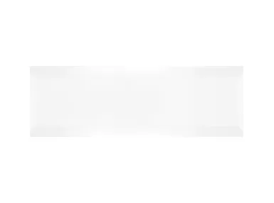 Bisel Blanco Mate 10x30 - biała płytka ścienna w stylu metro