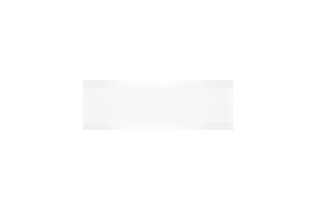 Bisel Blanco Mate 10x30 - biała płytka ścienna w stylu metro