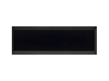 Bisel Negro Brillo 10x30 - czarna płytka ścienna w stylu metro