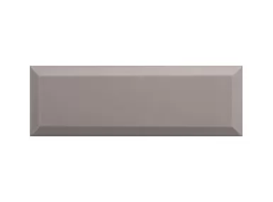 Bisel Moka Brillo 10x30 - brązowa płytka ścienna w stylu metro