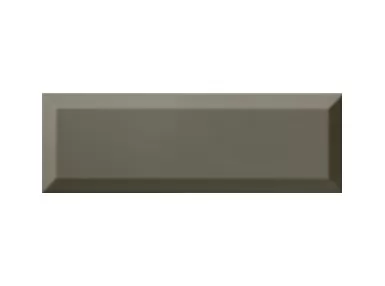 Bisel Dark Grey Brillo 10x30 - ciemno szara płytka ścienna w stylu metro