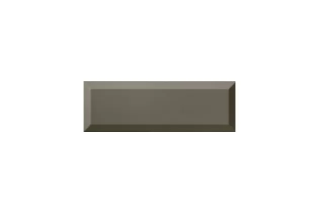 Bisel Dark Grey Brillo 10x30 - ciemno szara płytka ścienna w stylu metro