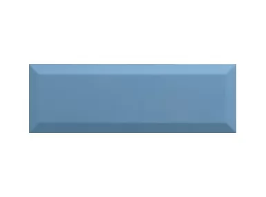 Bisel Teal Brillo 10x30 - niebieska płytka ścienna w stylu metro