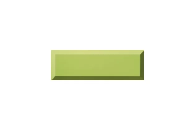 Bisel Menta Brillo 10x30 - zielona płytka ścienna w stylu metro