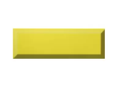 Bisel Limon Brillo 10x30 - żółta płytka ścienna w stylu metro