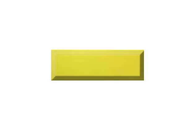 Bisel Limon Brillo 10x30 - żółta płytka ścienna w stylu metro