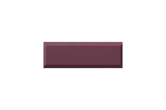 Bisel Malva Brillo 10x30 - fioletowa płytka ścienna w stylu metro