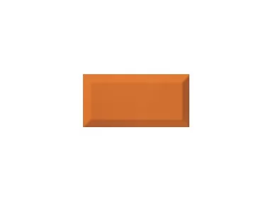 Bisel Naranja Brillo 7,5x15 - pomarańczowa płytka ścienna w stylu metro