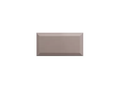 Bisel Moka Brillo 7,5x15 - brązowa płytka ścienna w stylu metro