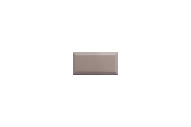 Bisel Moka Brillo 7,5x15 - brązowa płytka ścienna w stylu metro