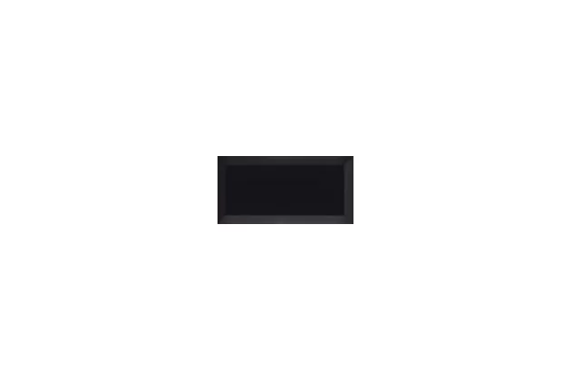 Bisel Negro Brillo 7,5x15 - czarna płytka ścienna w stylu metro