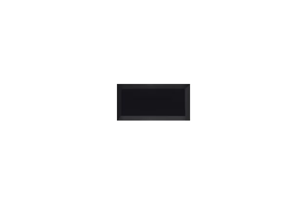 Bisel Negro Mate 7,5x15 - czarna płytka ścienna w stylu metro
