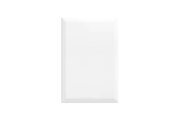 Blanco Bisel Brillo 20×30 - biała płytka ścienna z fazowanymi krawędziami