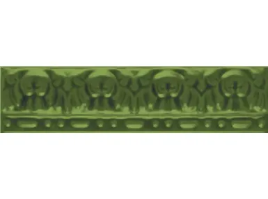 Moldura Relieve Verde 5×20 - zielona płytka ścienna listwa ozdobna