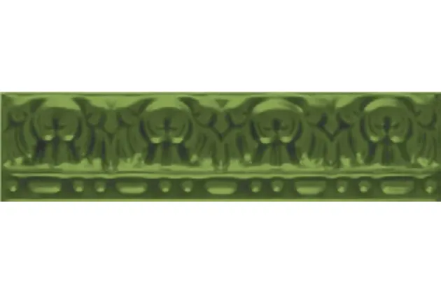 Moldura Relieve Verde 5×20 - zielona płytka ścienna listwa ozdobna