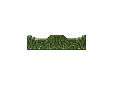 Moldura Barroca Verde 5×20 - zielona płytka ścienna listwa ozdobna.