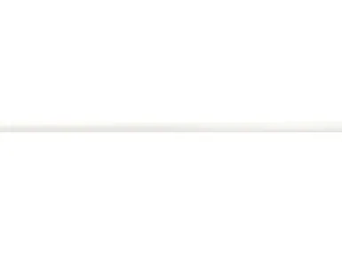 Round White Matt 1,2×30 - biała listwa imitująca marmur