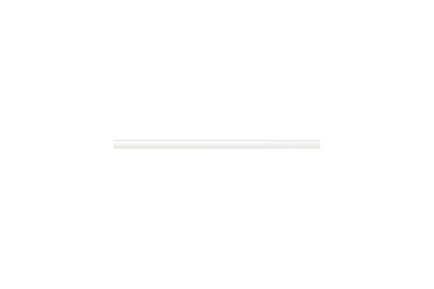Round White Gloss 1,2×30 - biała listwa imitująca marmur