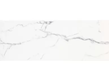 Carrara Gloss 15x40 - biała pytka ścienna imitująca marmur