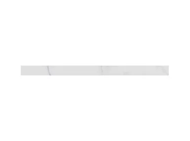 Trim Carrara Gloss 2.5x30 - biała pytka ścienna imitująca marmur