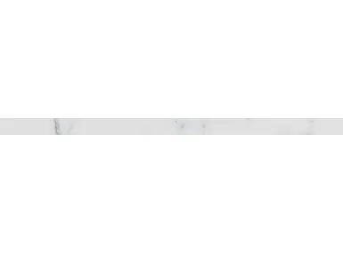 Round Carrara Gloss 1.5x30 - biały wałek imitująca marmur