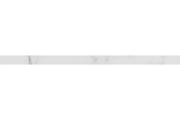 Round Carrara Gloss 1.5x30 - biały wałek imitująca marmur