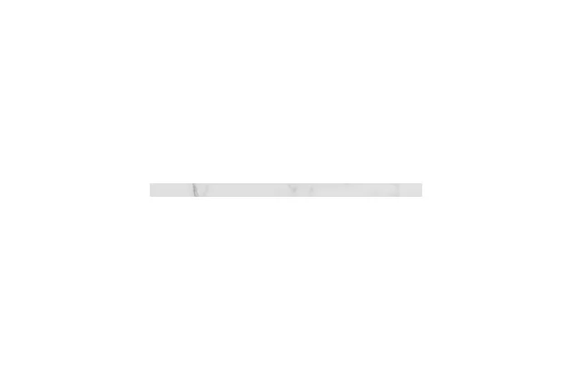 Round Carrara Gloss 1.5x30 - biały wałek imitująca marmur