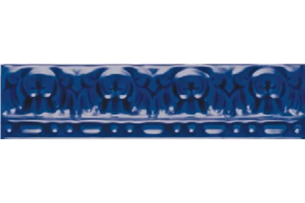 Moldura Relieve Azul Valencia 5x20 - niebieska płytka ścienna