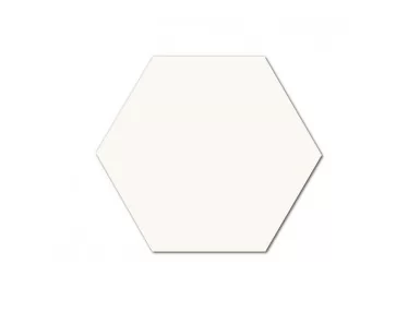 Opal Blanco 33x28,5. Białą płytka Heksagonalna.
