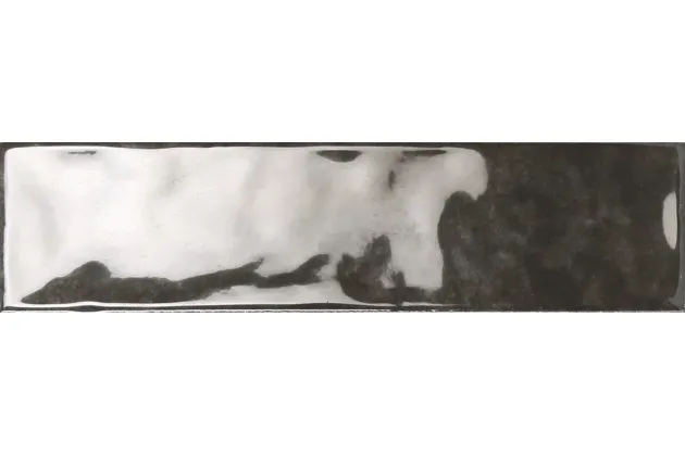 Earth Ebony Gloss 7.5x30 - czarna płytka ścienna
