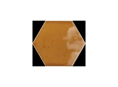 Hope Hex Ocre 15x17,3 - pomarańczowa płytka ścienna heksagonalna
