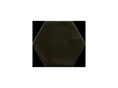 Hope Hex Nero Graphito 15x17,3 - czarna płytka ścienna heksagonalna