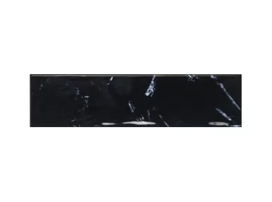 Nero Marquina Gloss 7,5x30 - czarna płytka ścienna imitująca marmur