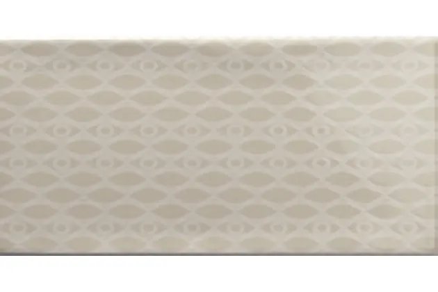 Ocean Mink Decor 7,5x15 - brązowa płytka ścienna z wzorem geometrycznym