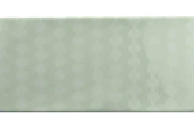 Ocean Green Decor 7,5x15 - zielona płytka ścienna z wzorem geometrycznym