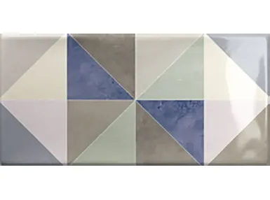 Ocean Decor Triangle Mix 7,5x15 - wzorzysta płytka ścienna z wzorem geometrycznym