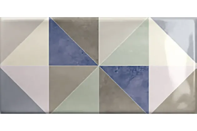 Ocean Decor Triangle Mix 7,5x15 - wzorzysta płytka ścienna z wzorem geometrycznym