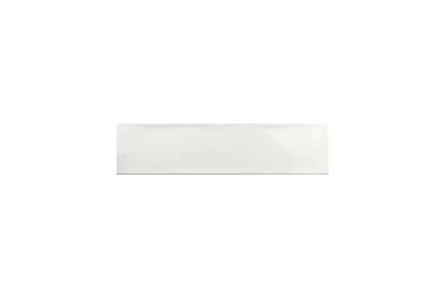 Ocean White Decor 7,5x30 - biała płytka ścienna z wzorem geometrycznym