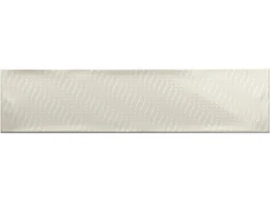 Ocean Light Grey Decor 7,5x30 - jasno-szara płytka ścienna z wzorem geometrycznym