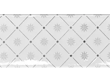 Ocean Decor White & Black Mix 7,5x30 - biało-czarna płytka ścienna z wzorem geometrycznym