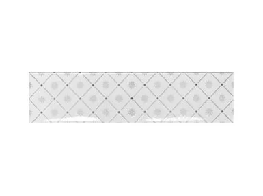 Ocean Decor White & Black Mix 7,5x30 - biało-czarna płytka ścienna z wzorem geometrycznym