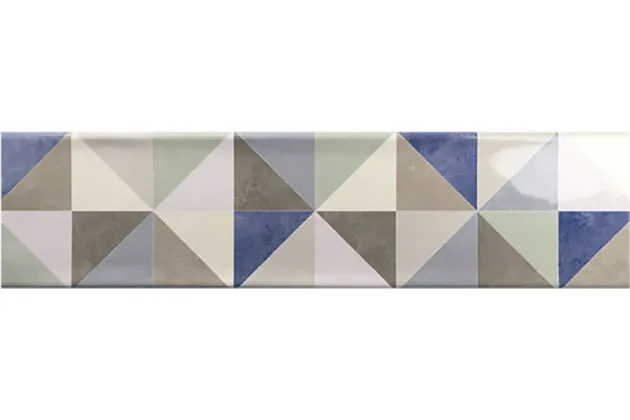 Ocean Decor Triangle Mix 7,5x30 - wzorzysta płytka ścienna z wzorem geometrycznym